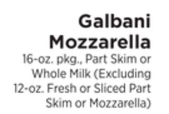 ShopRite Mozzarella offer
