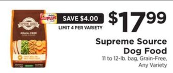 ShopRite Dog food offer