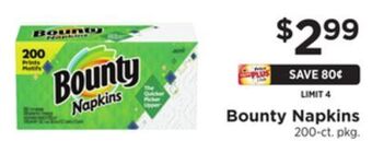 ShopRite Napkins offer