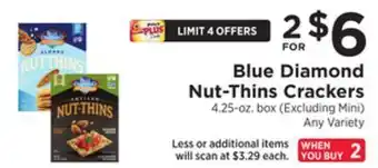 ShopRite Nut-thins crackers offer