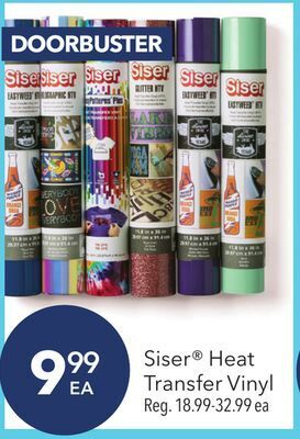 JOANN Siser® heat transfer vinyl offer