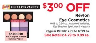 ShopRite Eye cosmetics offer