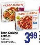 Jewel-Osco Lean cuisine entrées offer