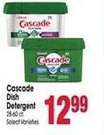 Jewel-Osco Cascade dish detergent offer