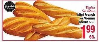 Jewel-Osco Mini french or vienna bread offer
