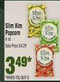Jewel-Osco Slim kim popcorn offer