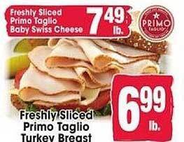 Jewel-Osco Freshly sliced primo taglio turkey breast offer