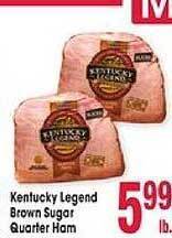 Jewel-Osco Kentucky legend brown sugar quarter ham offer
