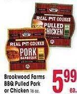 Jewel-Osco Brookwood farms bbq pulled pork or chicken offer
