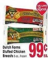 Jewel-Osco Dutch farms stuffed chicken breasts offer