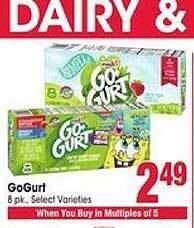 Jewel-Osco Gogurt offer