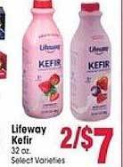 Jewel-Osco Lifeway kefir offer