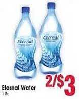 Jewel-Osco Eternal water offer