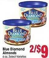 Jewel-Osco Blue diamond almonds offer