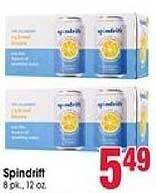 Jewel-Osco Spindrift offer