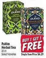 Jewel-Osco Pukka herbal tea offer