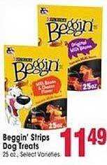 Jewel-Osco Beggin' strips dog treats offer