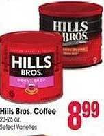 Jewel-Osco Hills bros, coffee offer