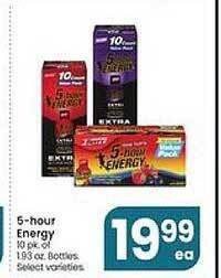 Jewel-Osco 5-hour energy offer
