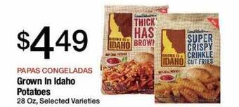 Jons International Grown in idaho potatoes offer