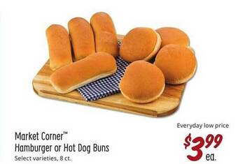 Sprouts Farmers Market Market corner hamburger or hot dog buns offer