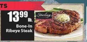 Times Supermarkets Bone-in ribeye steak offer