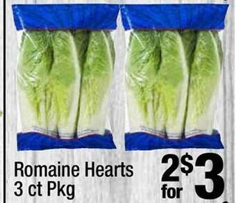 Super King Markets Romaine hearts offer