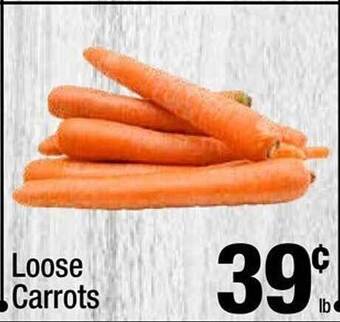 Super King Markets Loose carrots offer