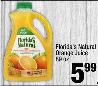 Super King Markets Florida's natural orange juice offer