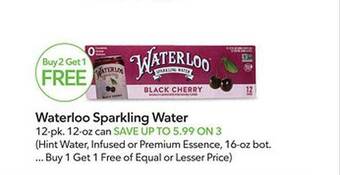 Publix Waterloo sparkling water offer