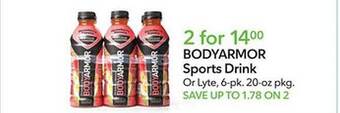 Publix Bodyarmor sports drink offer