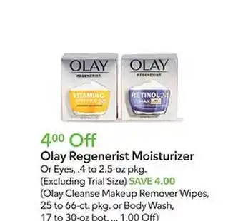 Publix Olay regenerist moisturizer offer