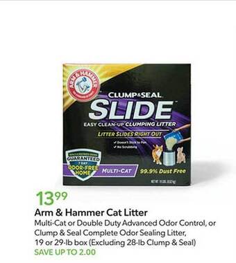 Publix Arm & hammer cat litter offer