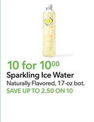 Publix Sparkling ice water offer