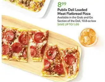 Publix Publix deli loaded meat flatbread pizza offer