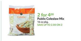 Publix Publix coleslaw mix offer