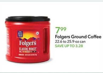 Publix Folgers ground coffee offer