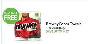 Publix Brawny paper towels offer