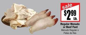 Rancho Markets Regular menudo or beef feet offer