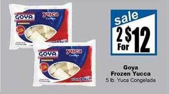 Goya frozen yucca