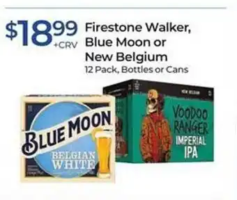 Firestone walker, blue moon or new belgium