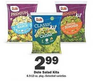 Schnucks Dole salad kits offer