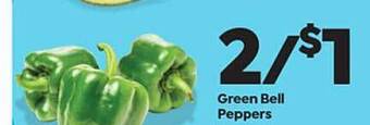 Save a Lot Green bell peppers offer