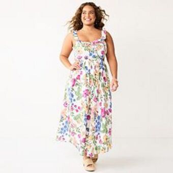 Kohl's Juniors' plus size so® side cutout midi dress offer