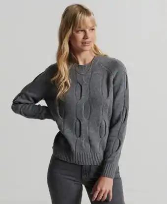 Superdry Studios cable knit jumper offer