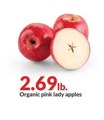 Hy-Vee Organic pink lady apples offer