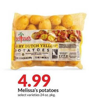 Hy-Vee Melissa's potatoes offer