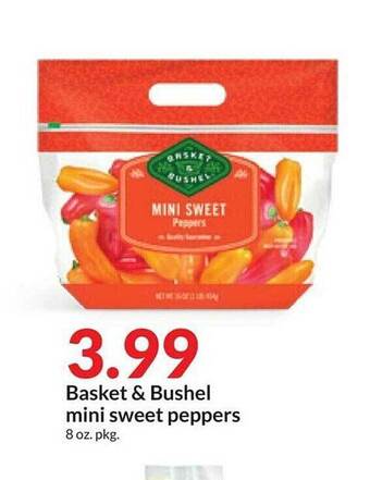 Hy-Vee Basket & bushel mini sweet peppers offer