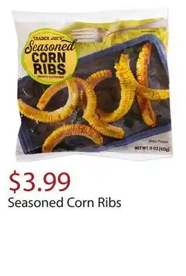 Trader Joe's Seasoned corn ribs offer