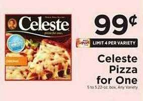 Weis Markets Celeste pizza for one offer